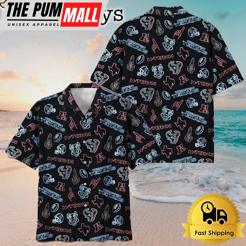 NFL Houston Texans Game Day Meets Island Vibes Hawaiian Shirt