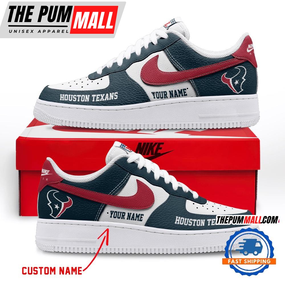 NFL Houston Texans Limited Edition Personalized Air Force 1 Shoes Sneaker