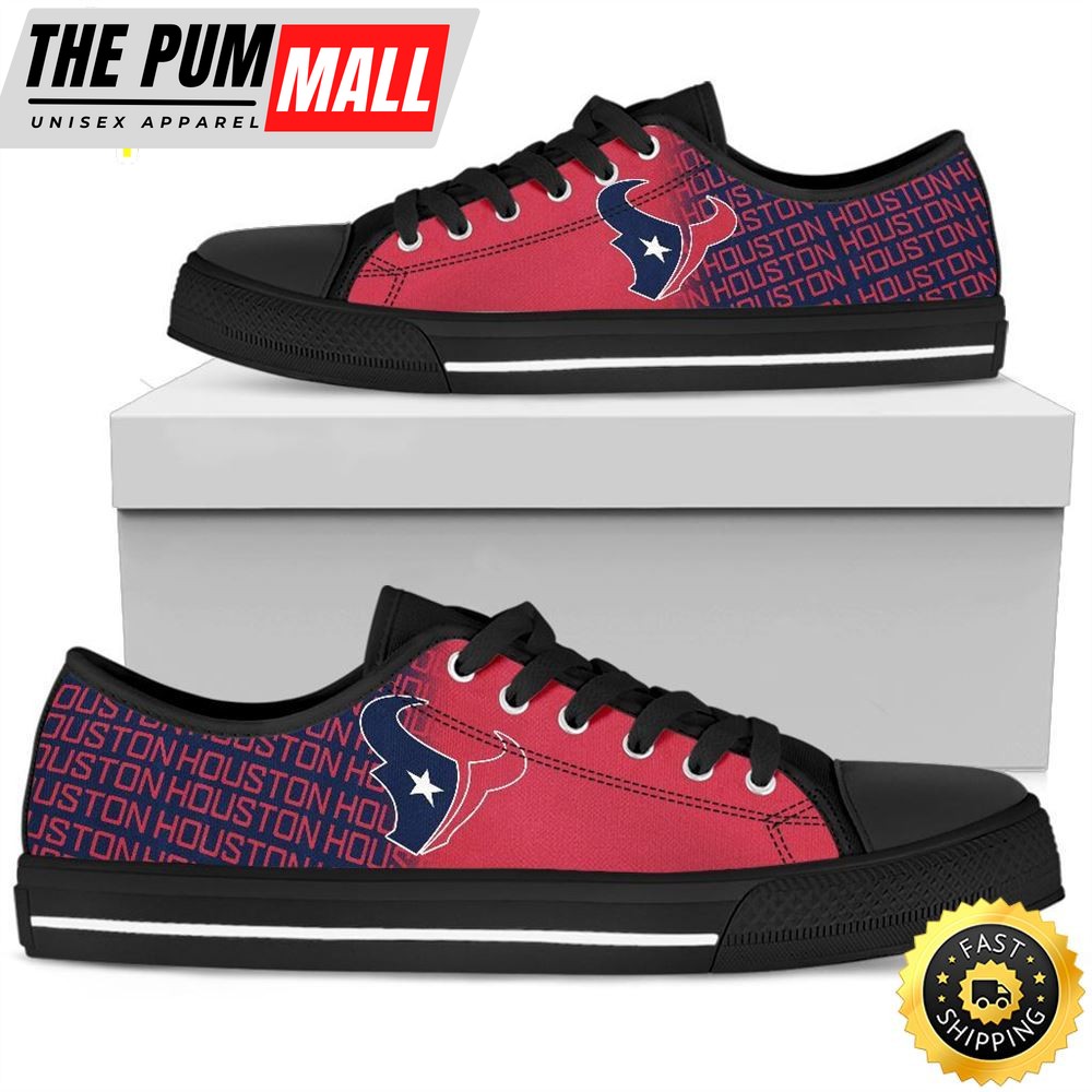NFL Houston Texans Low Top Shoes