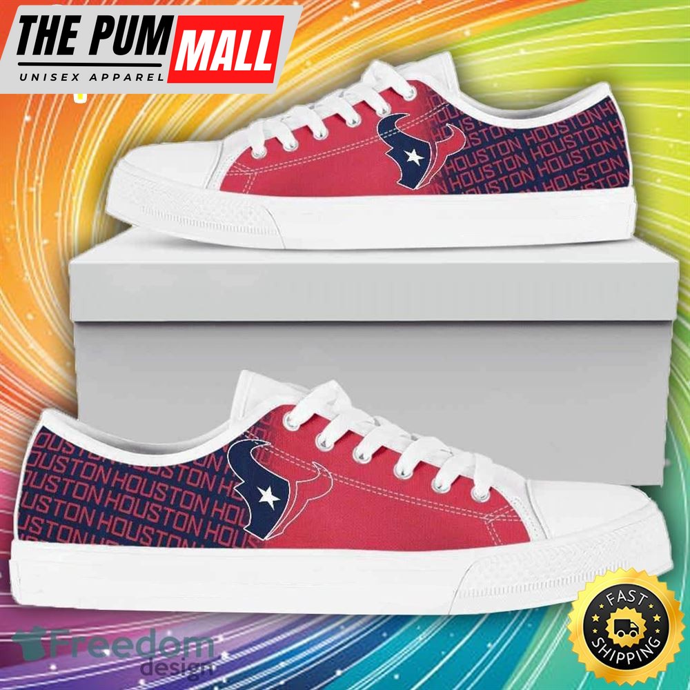 NFL Houston Texans Low Top Sneakers Low Top Shoes Men And Women For Fans