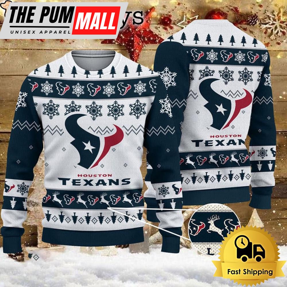 NFL Houston Texans Team Winter Ugly Christmas Sweater