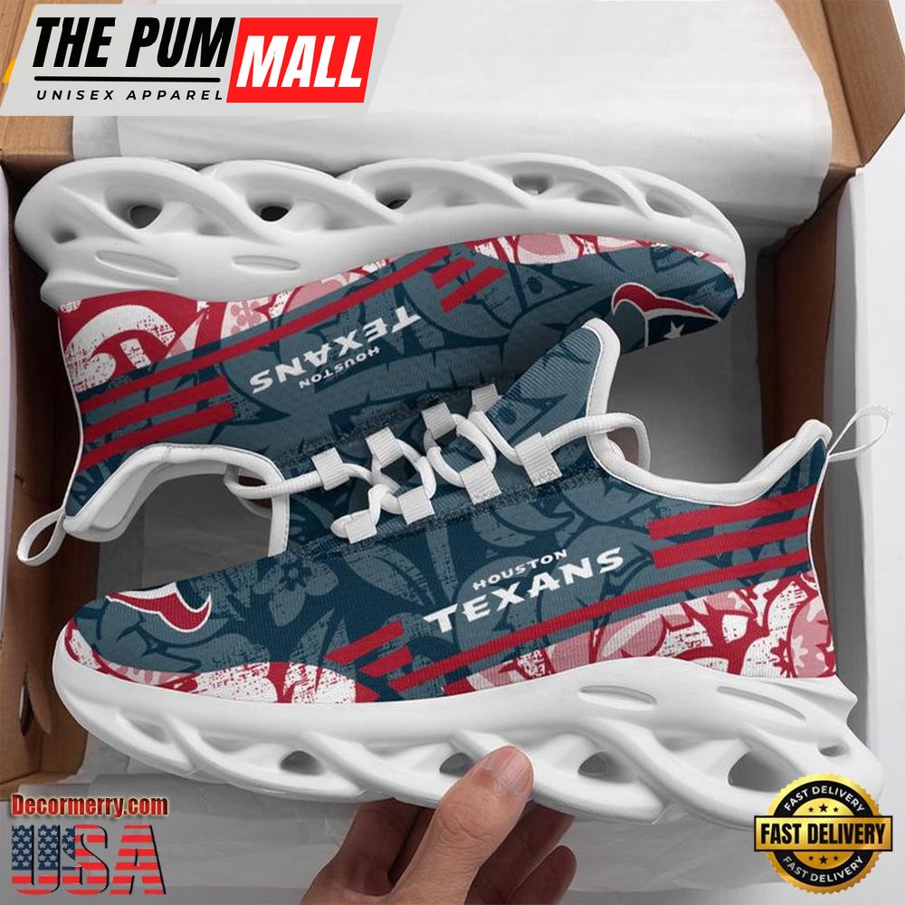 NFL Houston Texans Tropical Max Soul Shoes , Running Sneakers Shoes