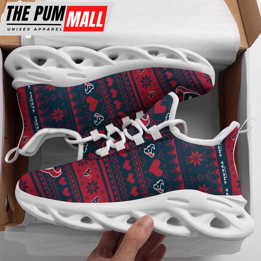 NFL Houston Texans X-max Patterns Christmas Max Soul Shoes