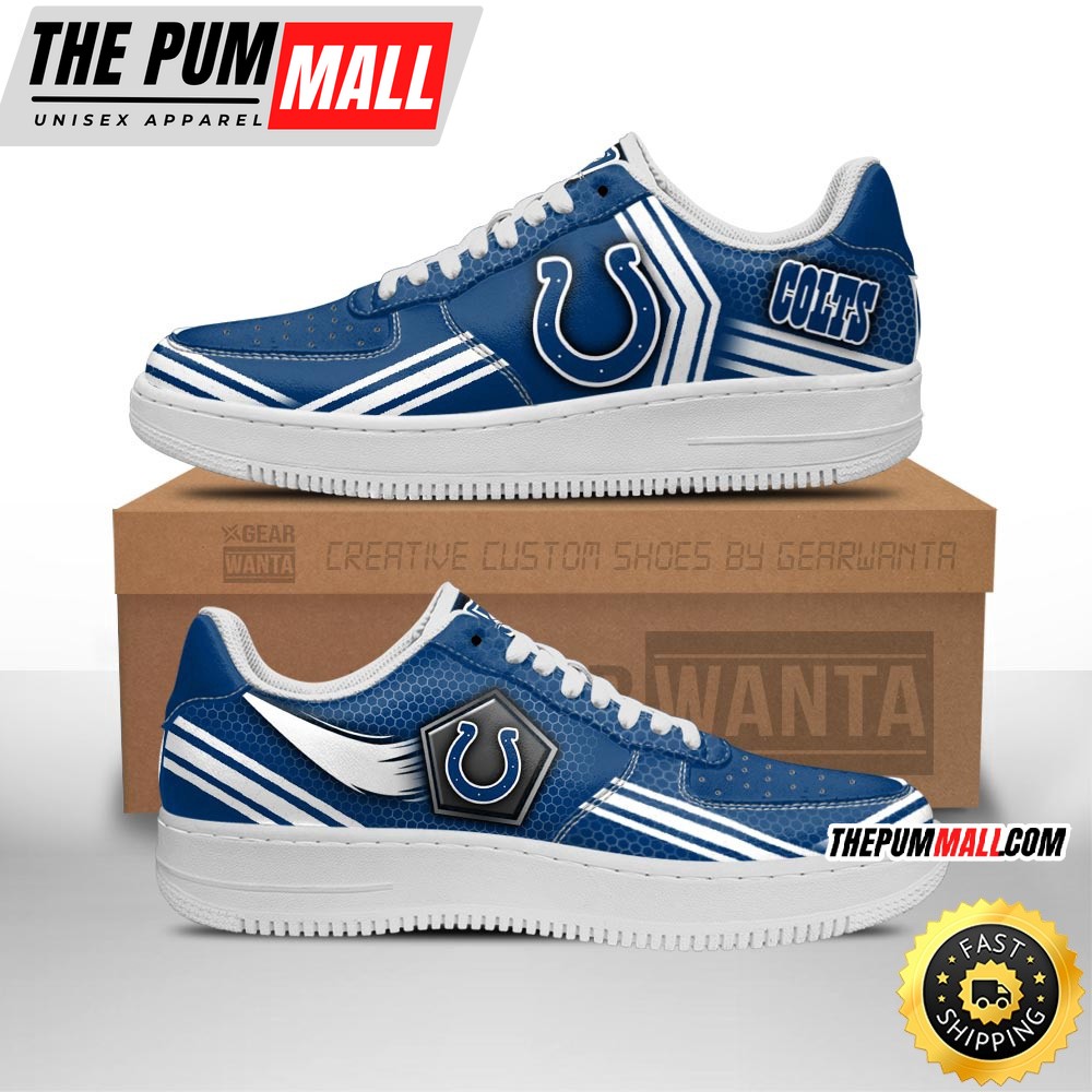 NFL Indianapolis Colts Air Force 1 Shoes Air Sneakers For Fans