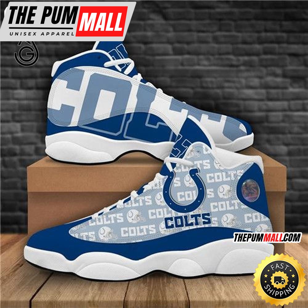 Nfl Indianapolis Colts Air Jd 13 Shoes 2