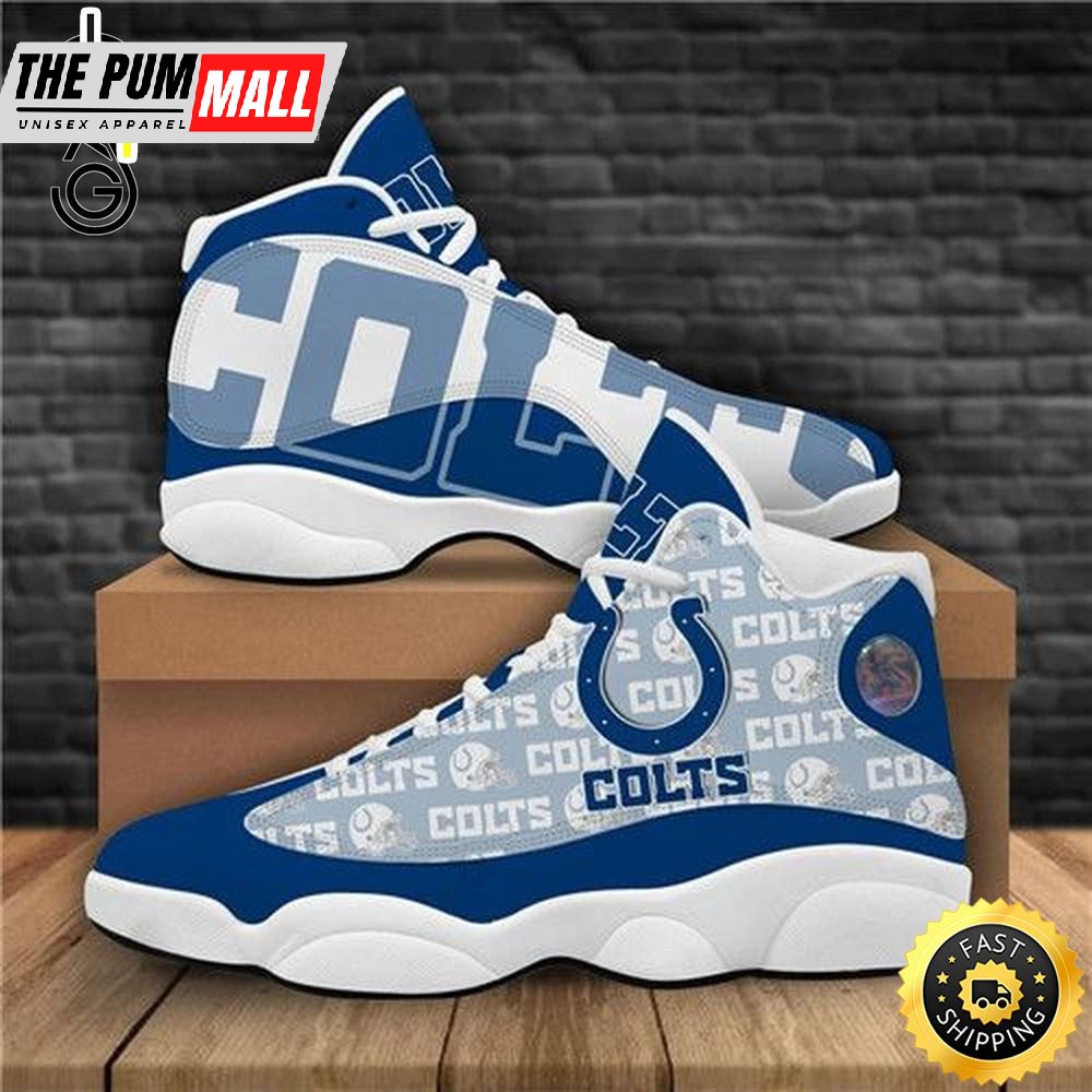 Nfl Indianapolis Colts Air Jd 13 Shoes 2