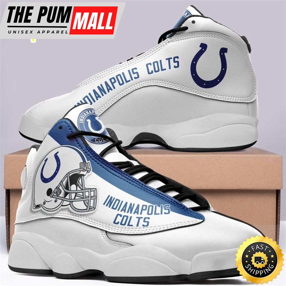 NFL Indianapolis Colts Air Jd 13 Shoes