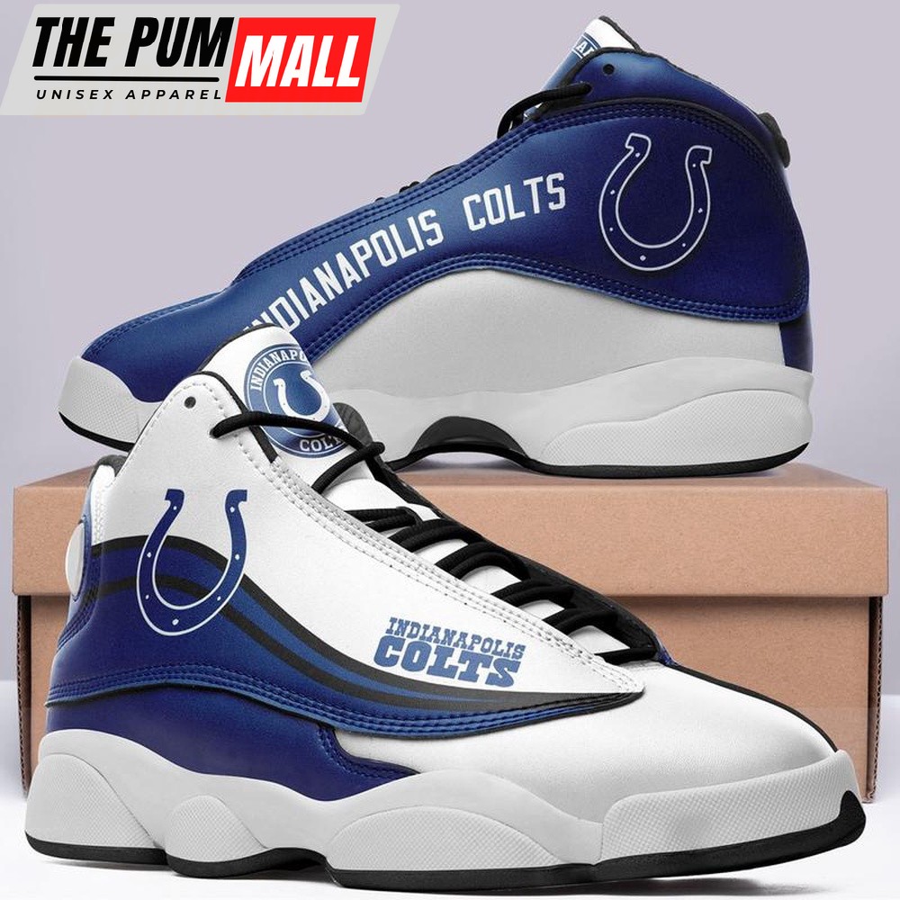 NFL Indianapolis Colts Air Jd 13 Shoes Sneaker