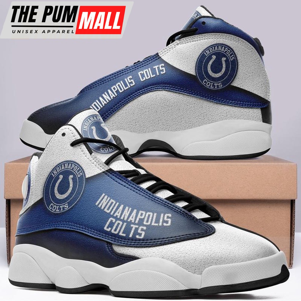 NFL Indianapolis Colts Air Jd 13 Sneaker
