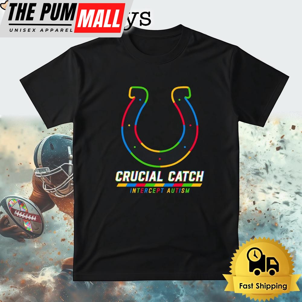 NFL Indianapolis Colts Autism Awareness T Shirt Crucial Catch