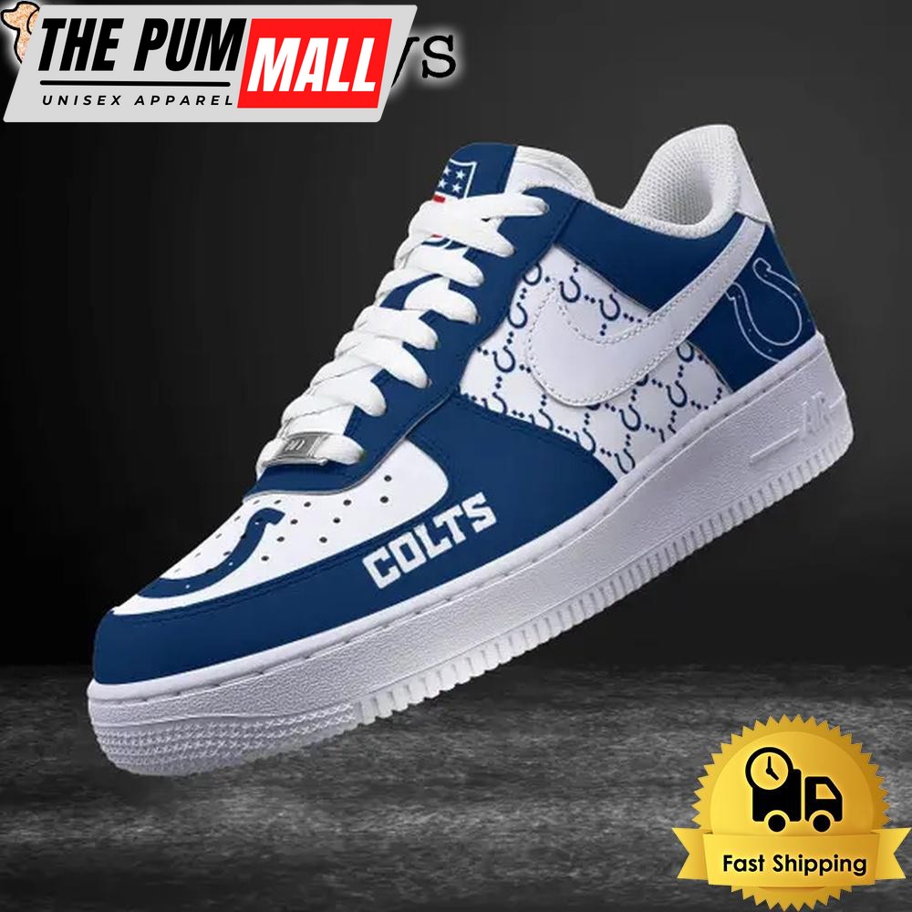 NFL Indianapolis Colts Dress With A Winning Attitude Custom Air Force 1 Shoes