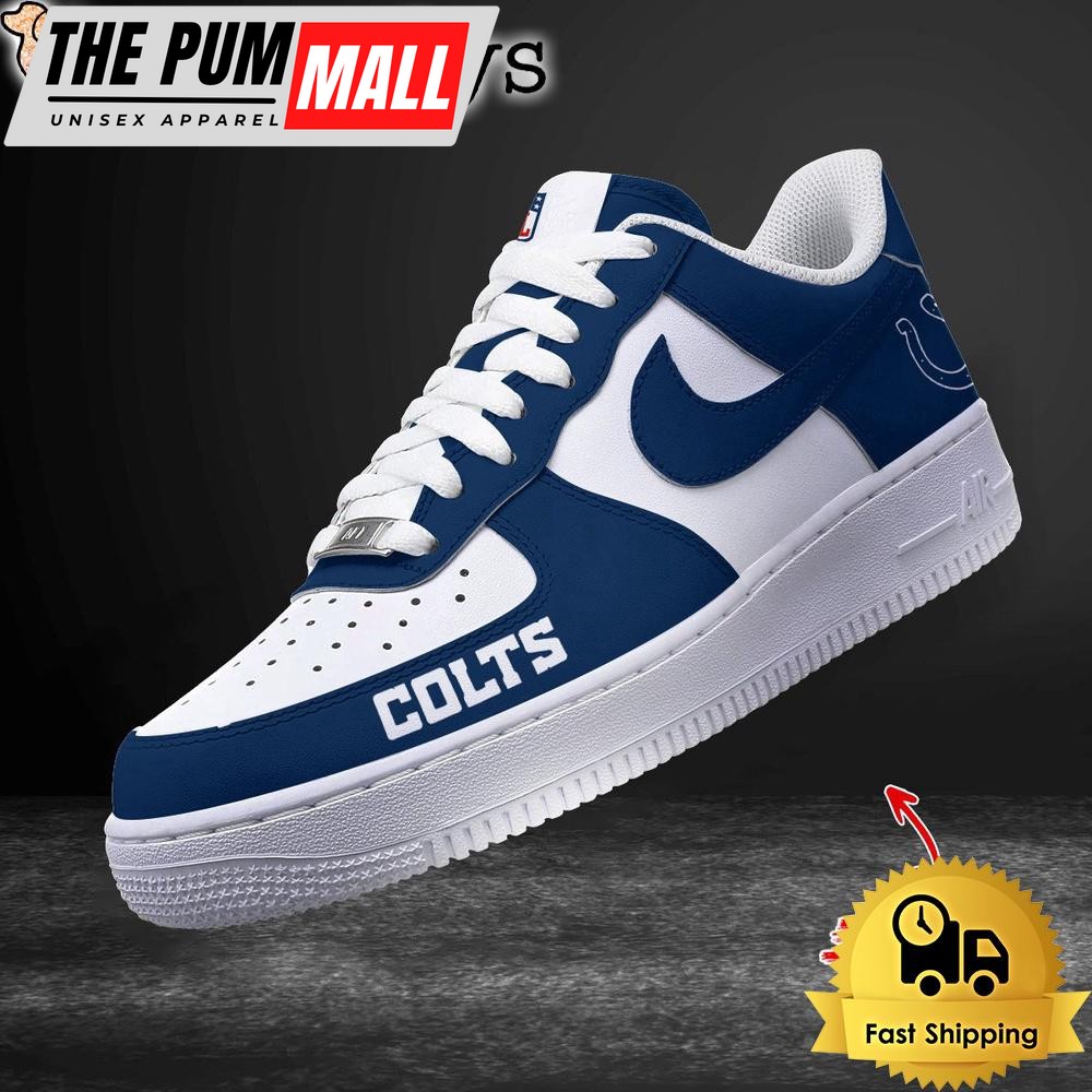 NFL Indianapolis Colts Every Step Carries Belief Custom Air Force 1 Shoes