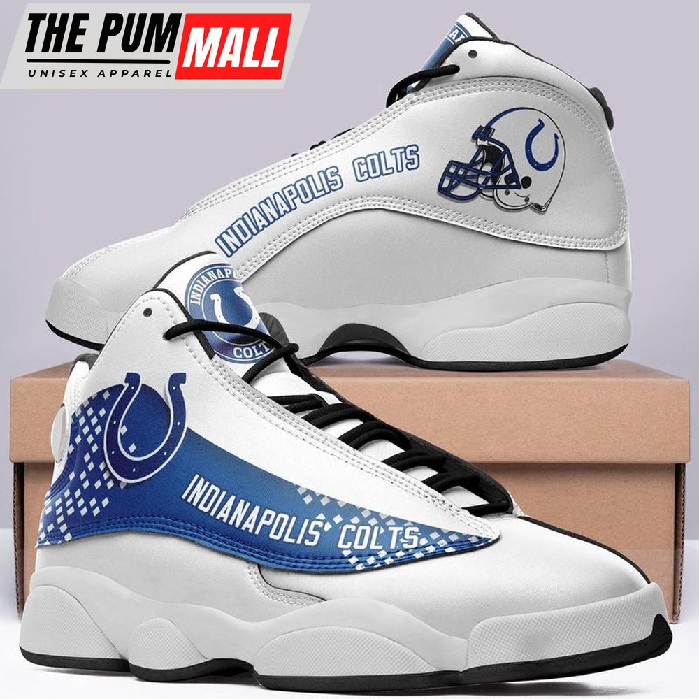 NFL Indianapolis Colts Football Air Jd 13 Shoes Sport Sneaker