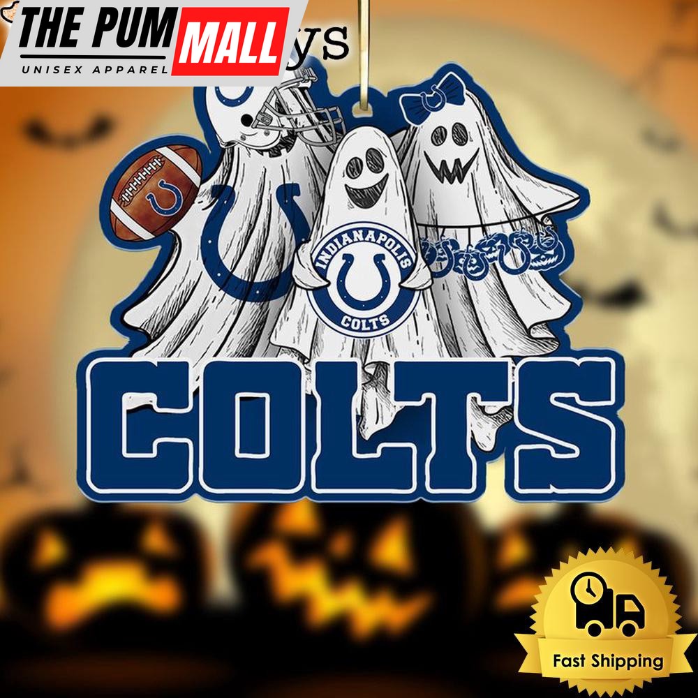 NFL Indianapolis Colts Football Halloween Ghosts Ornament Limited Edition