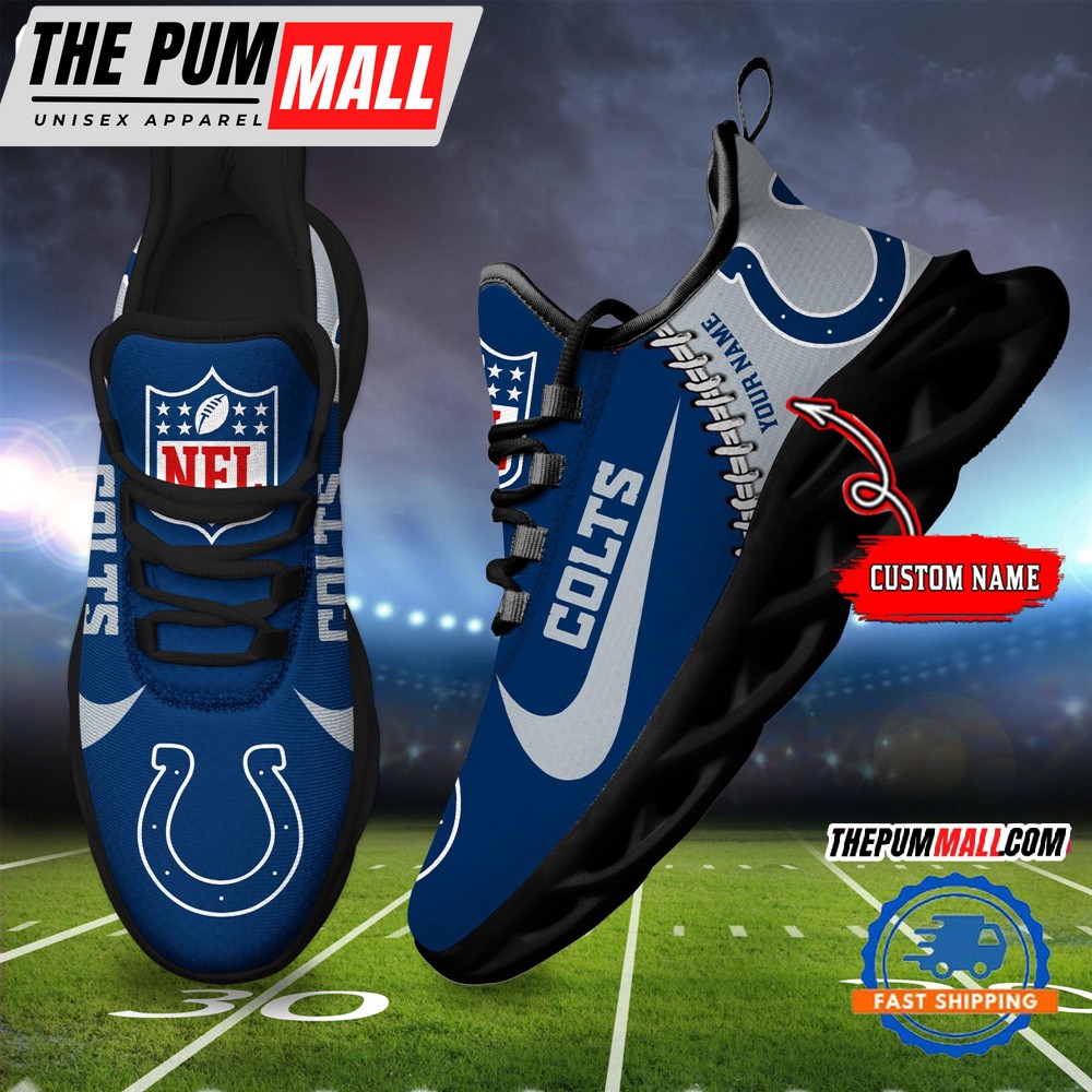 NFL Indianapolis Colts Football New Season Sneaker Max Soul Shoes