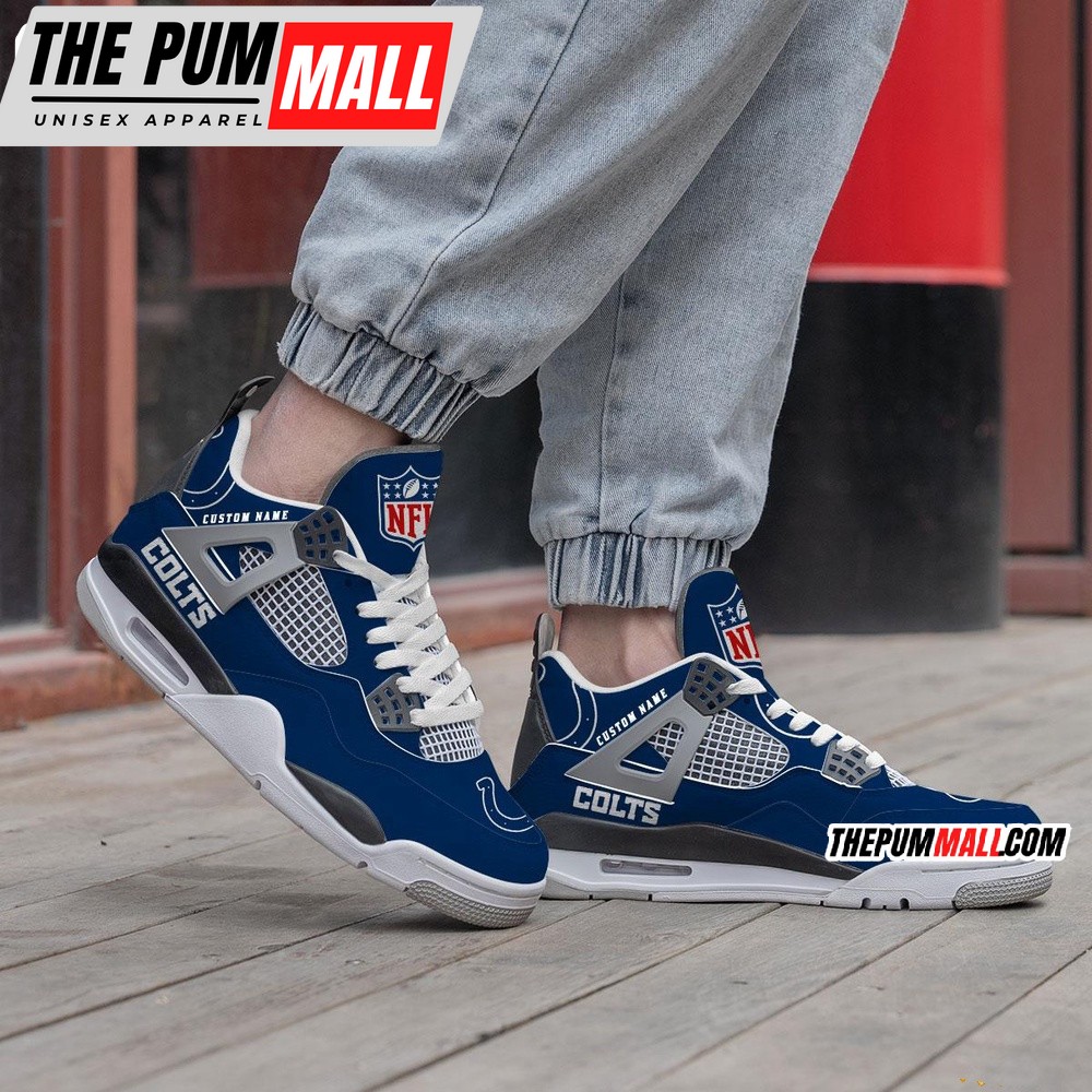 nfl-indianapolis-colts-football-team-air-jordan-4-shoes-sneaker-e3xhh966 NFL Indianapolis Colts Football Team Air Jordan 4 Shoes Sneaker