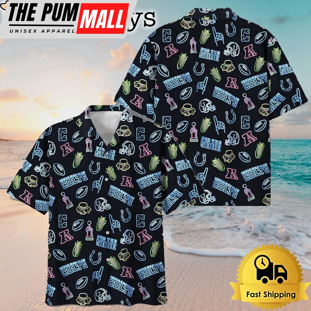 NFL Indianapolis Colts Game Day Meets Island Vibes Hawaiian Shirt
