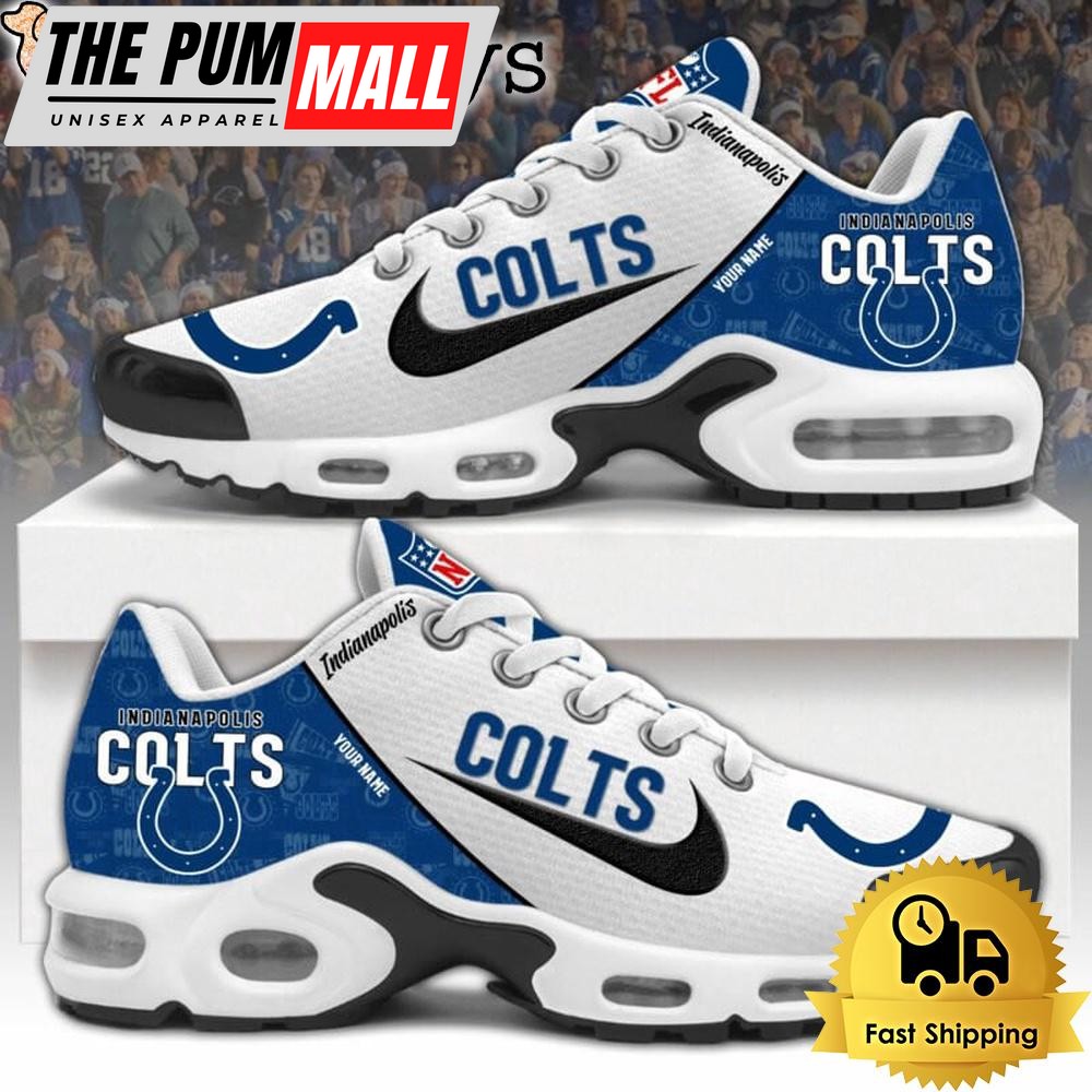 NFL Indianapolis Colts Logo 2024 Custom Air Max Plus Shoes, NFL Fan Shoes