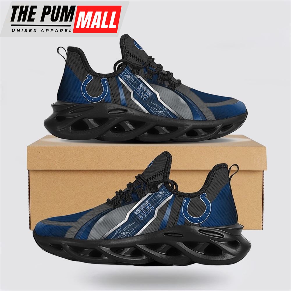 NFL Indianapolis Colts Max Soul Shoes Sneakers Sport Shoes Fuel Your Passion For The Game With Every Stride