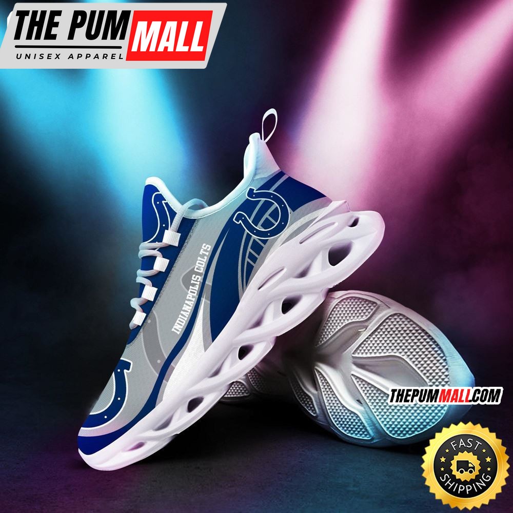 NFL Indianapolis Colts Sneaker Max Soul Shoes Hot Special Gift For Fans