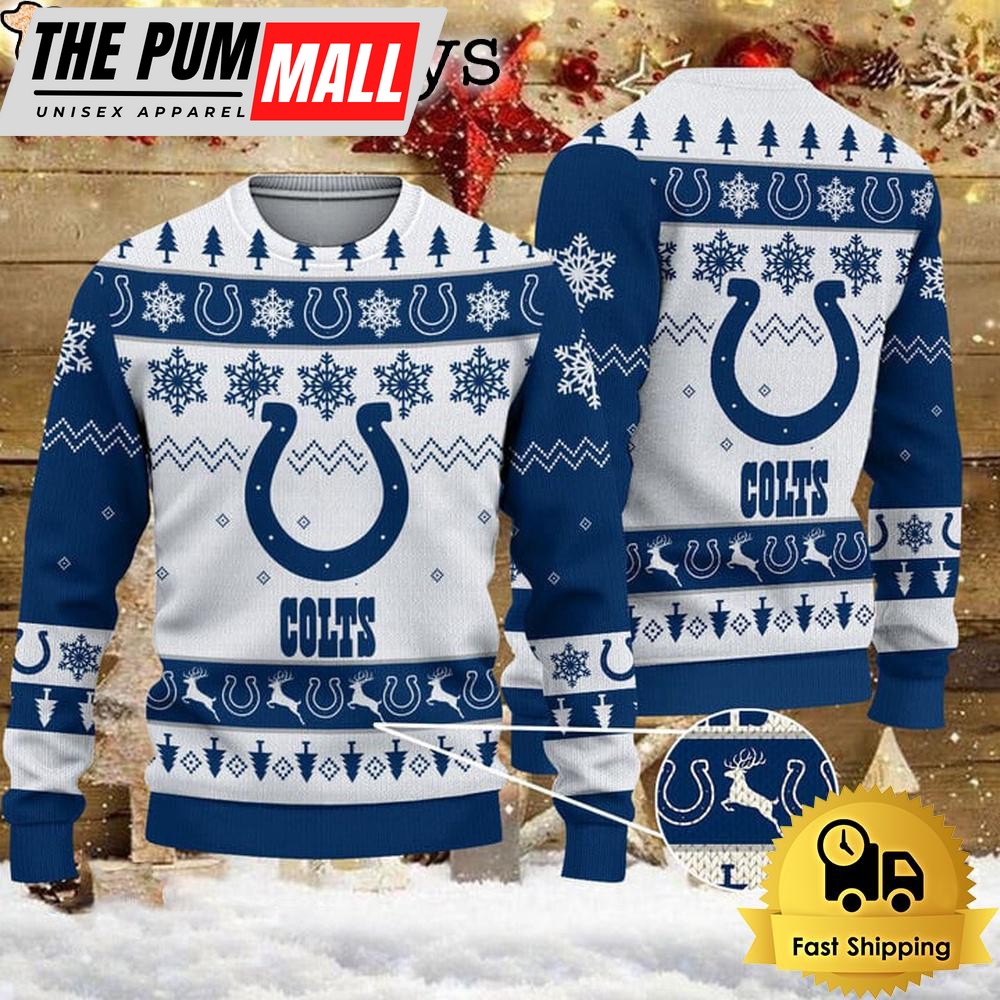 NFL Indianapolis Colts Team Winter Ugly Christmas Sweater
