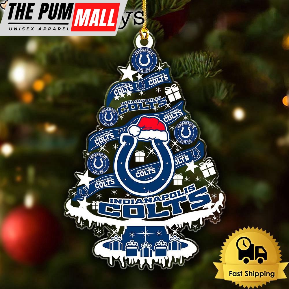 NFL Indianapolis Colts Tree Christmas Ornament Limited Edition