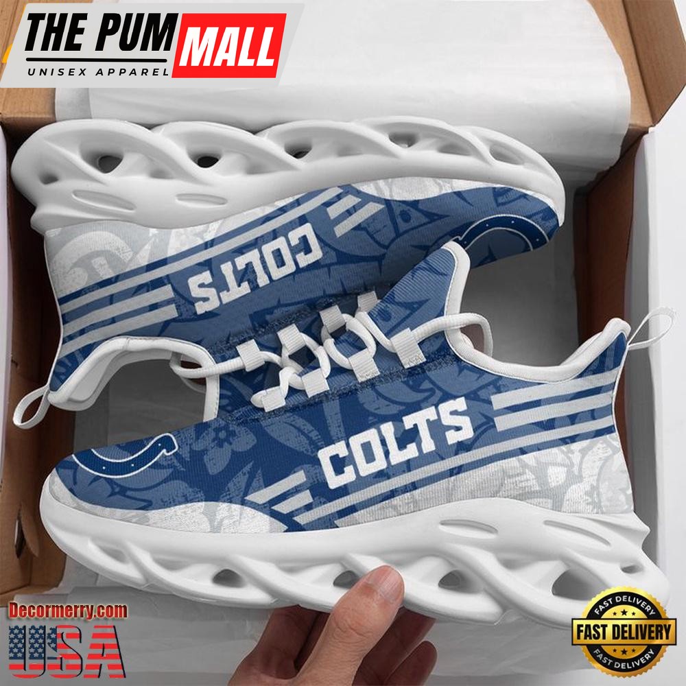 NFL Indianapolis Colts Tropical Max Soul Shoes , Running Sneakers Shoes
