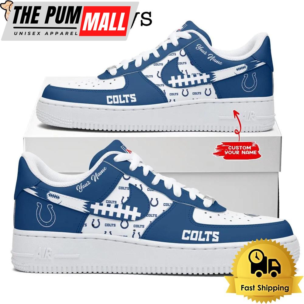 NFL Indianapolis Colts Walk With Team Pride In Every Step Custom Air Force 1 Shoes