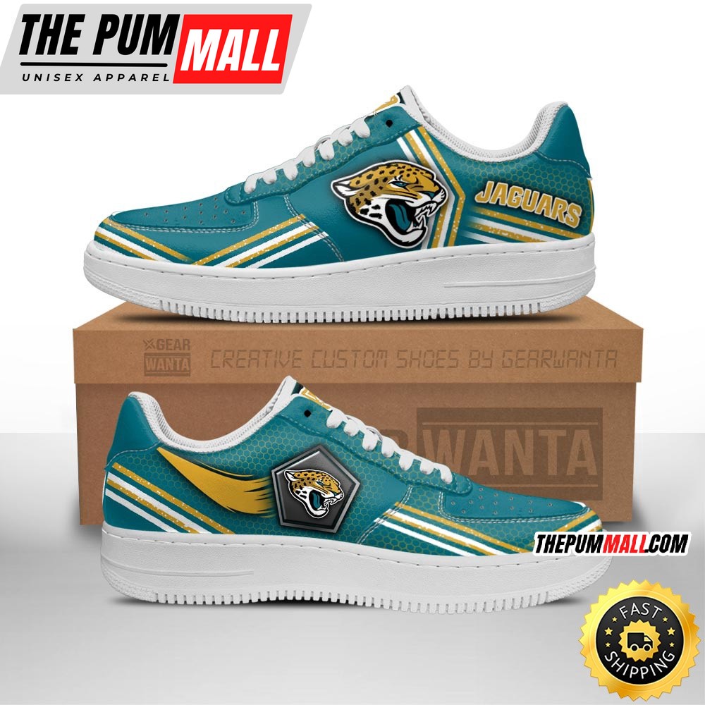 NFL Jacksonville Jaguars Air Force 1 Shoes Air Sneakers For Fans