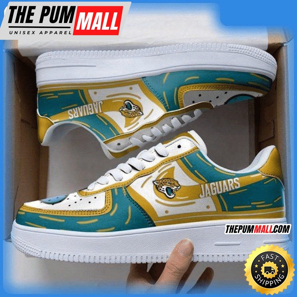NFL Jacksonville Jaguars Air Force 1 Shoes Sneaker Trending For Fans