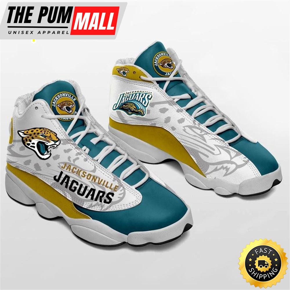 NFL Jacksonville Jaguars Air Jd 13 Shoes V2