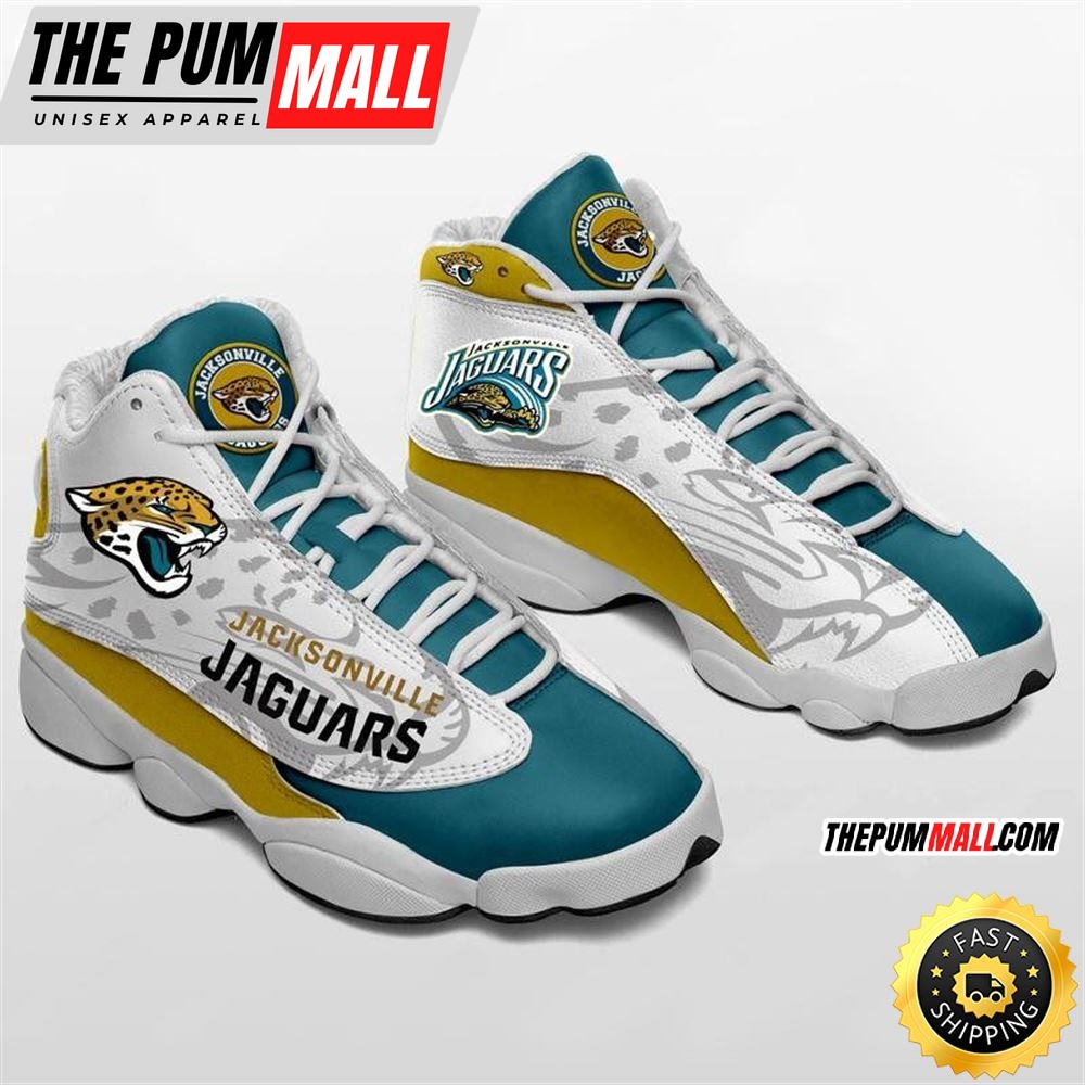 NFL Jacksonville Jaguars Air Jd 13 Shoes V2