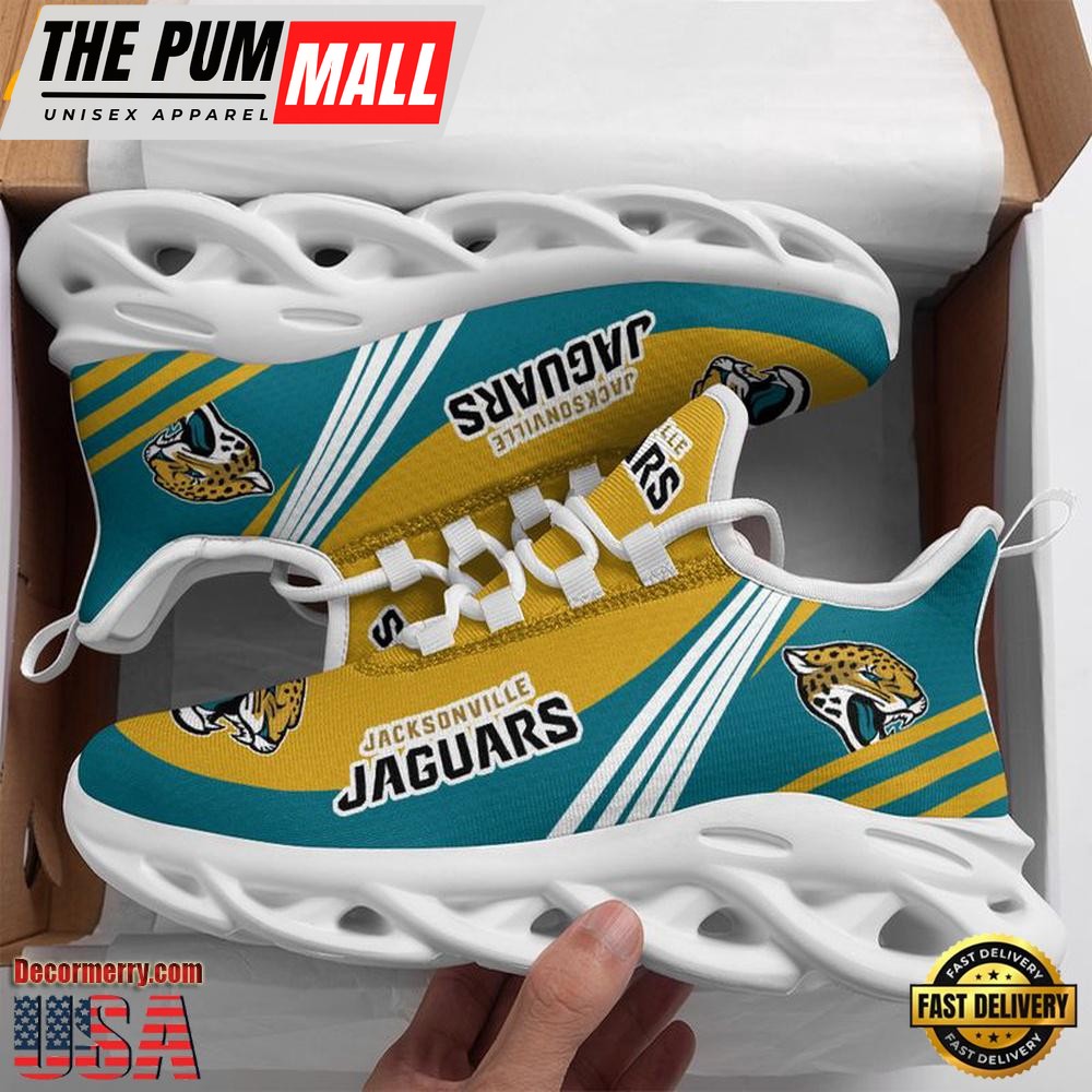 NFL Jacksonville Jaguars Basic Logo Max Soul Shoes , Running Sneakers Shoes