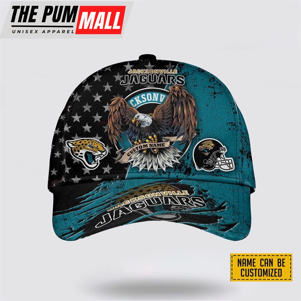 NFL Jacksonville Jaguars Cap 3D Personalized Classic Eagles Hats Show Your Team Spirit In Style