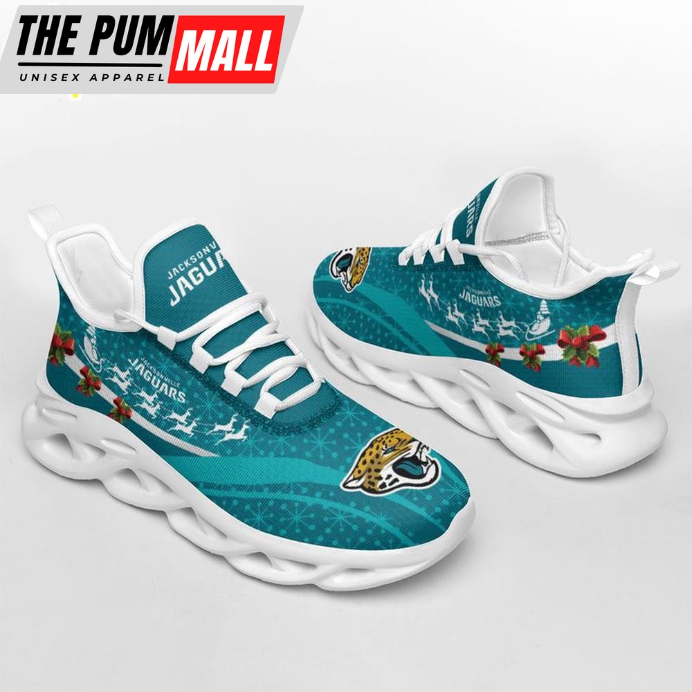 NFL Jacksonville Jaguars Christmas Pattern Max Soul Shoes Gift For Fans
