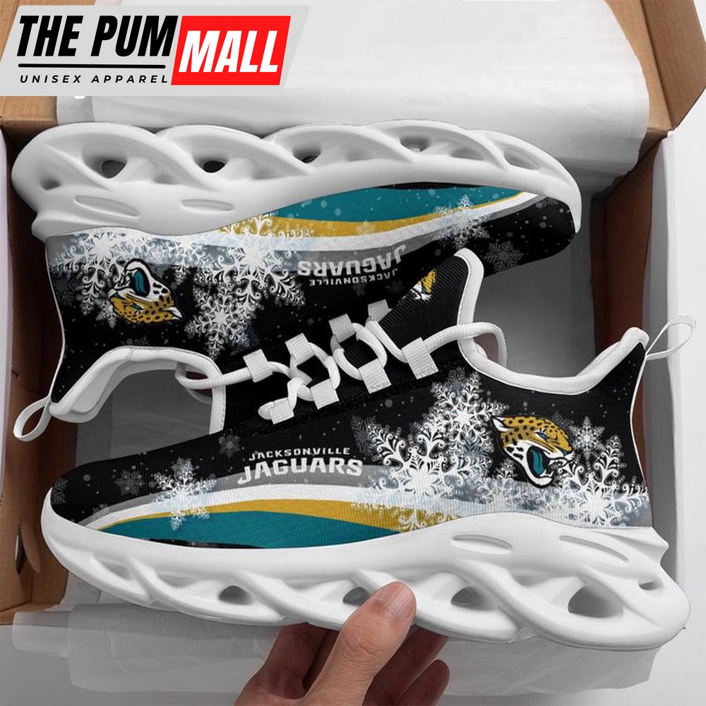 NFL Jacksonville Jaguars Christmas Snow Max Soul Shoes For Men Women