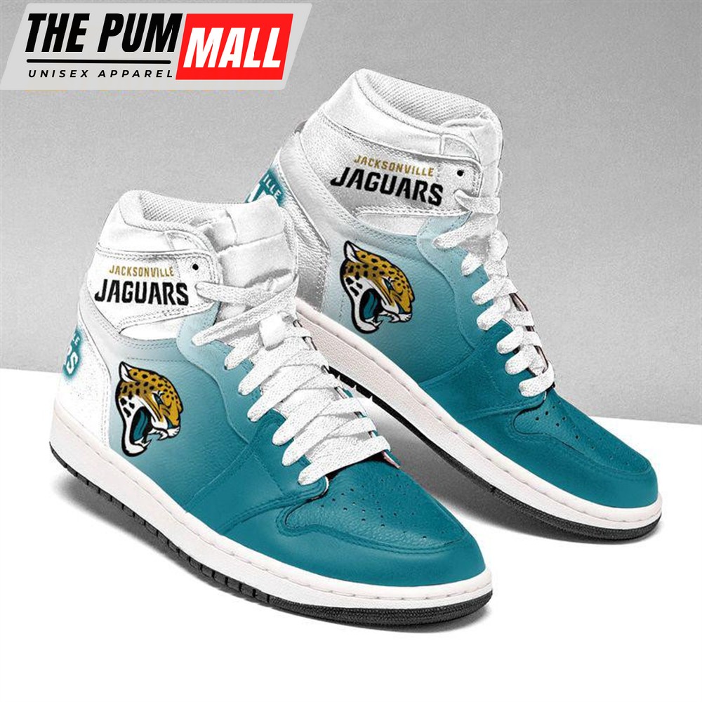 NFL Jacksonville Jaguars Football Team Air Jd 1 Hightop Shoes Sizes