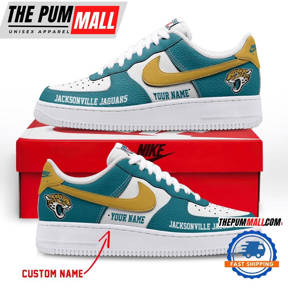 NFL Jacksonville Jaguars Limited Edition Personalized Air Force 1 Shoes Sneaker