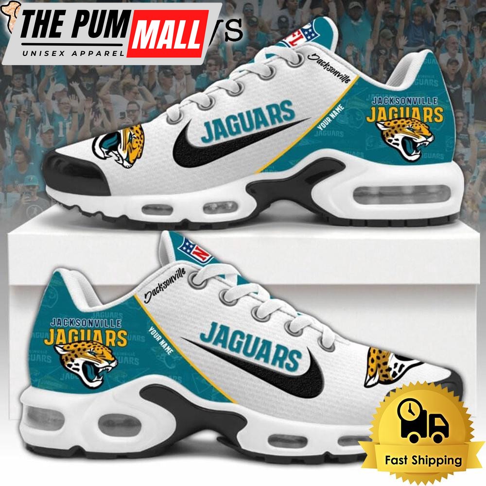 NFL Jacksonville Jaguars Logo 2024 Custom Air Max Plus Shoes, NFL Fan Shoes