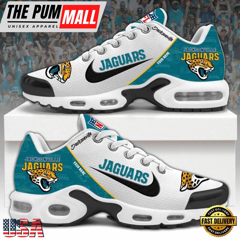 NFL Jacksonville Jaguars Logo 2025 Custom Air Max Plus Shoes Running Sneakers