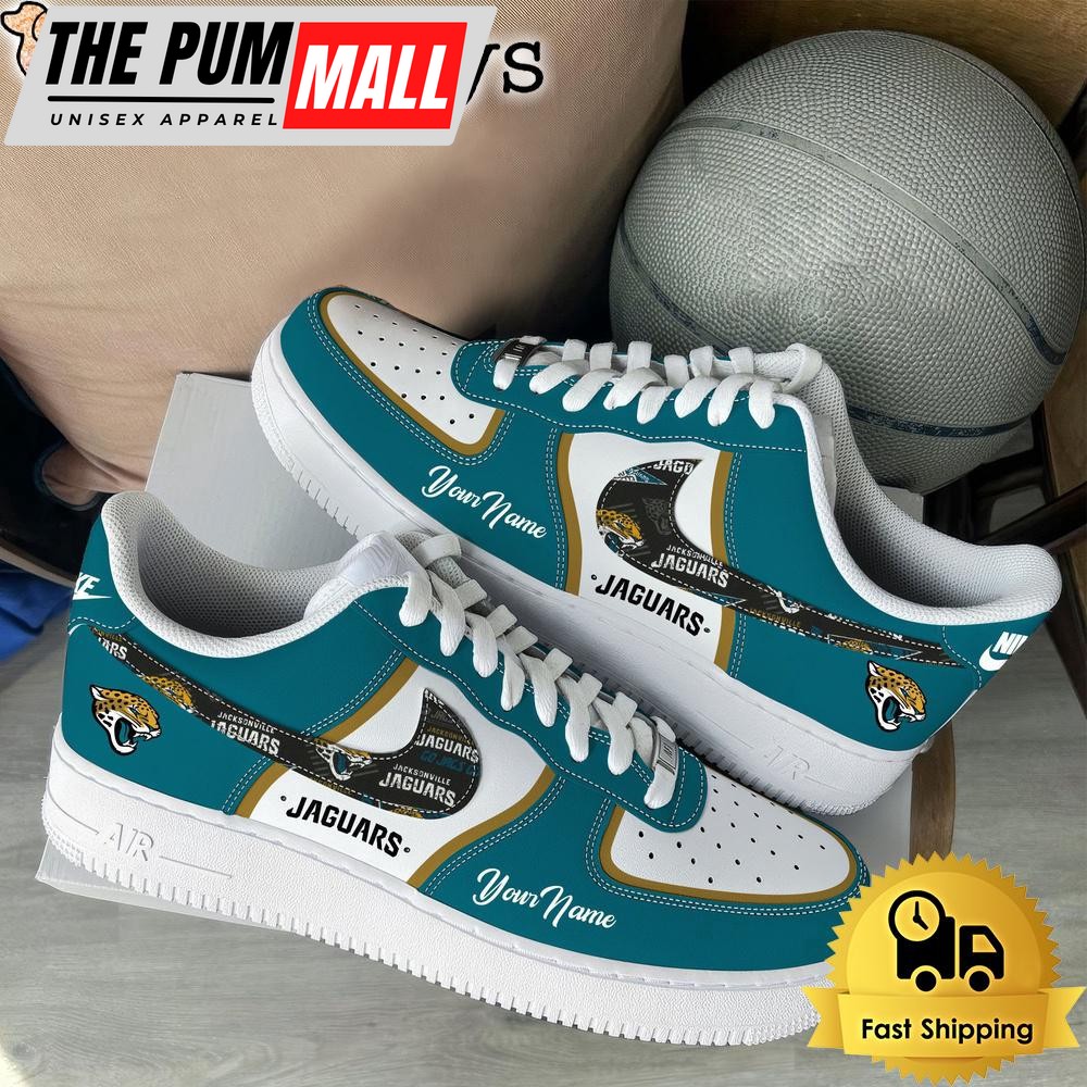 NFL Jacksonville Jaguars Logo Team Limited Edition New Design Custom Air Force 1 Shoes