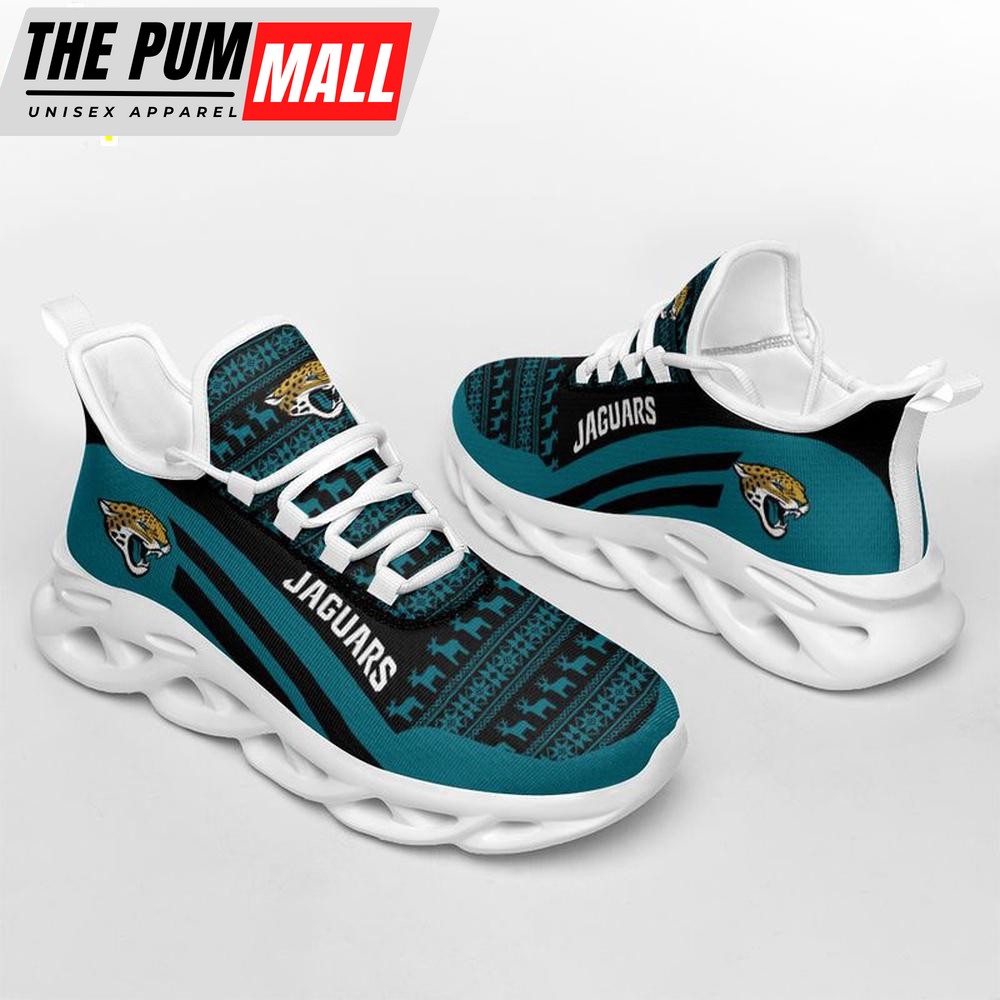 NFL Jacksonville Jaguars Merry Christmas Max Soul Shoes Gift For Fans