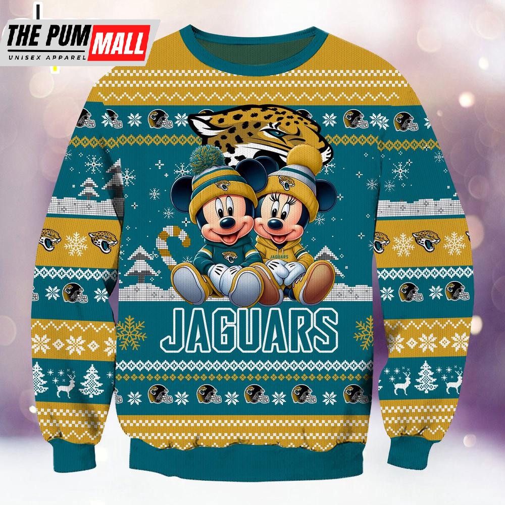 nfl-jacksonville-jaguars-mickey-and-minnie-cute-christmas-ugly-sweater-413j1i5w NFL Jacksonville Jaguars Mickey And Minnie Cute Christmas Ugly Sweater