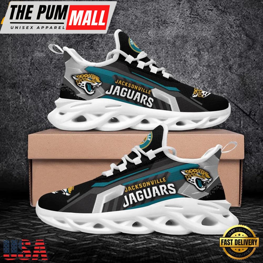 NFL Jacksonville Jaguars Sport Max Soul Shoes, Running Sneakers Shoes, Fan Gifts