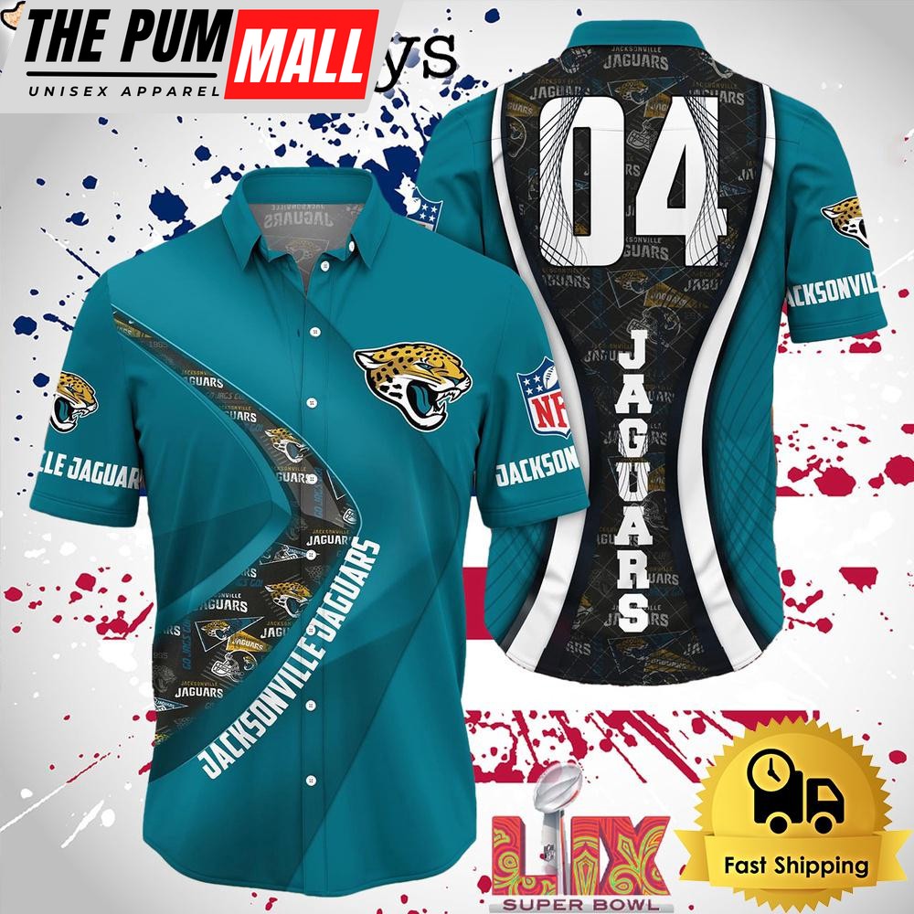 NFL Jacksonville Jaguars Super Bowl LIX Fans Custom Hawaiian Shirt