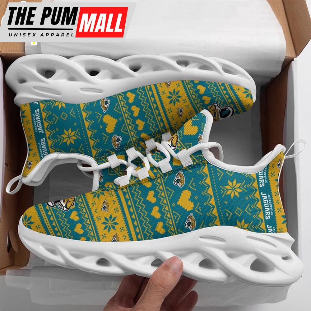 NFL Jacksonville Jaguars X-max Patterns Christmas Max Soul Shoes
