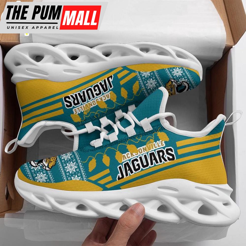NFL Jacksonville Jaguars X-max Santa Claus Christmas Max Soul Shoes