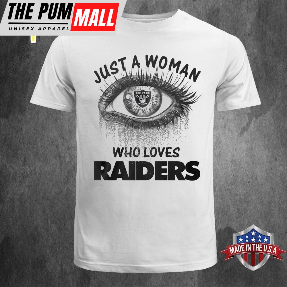 NFL Just A Woman Who Loves Las Vegas Raiders Unisex T-shirt