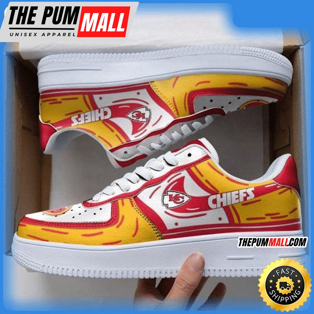 NFL Kansas City Chiefs Air Force 1 Shoes Sneaker Trending For Fans