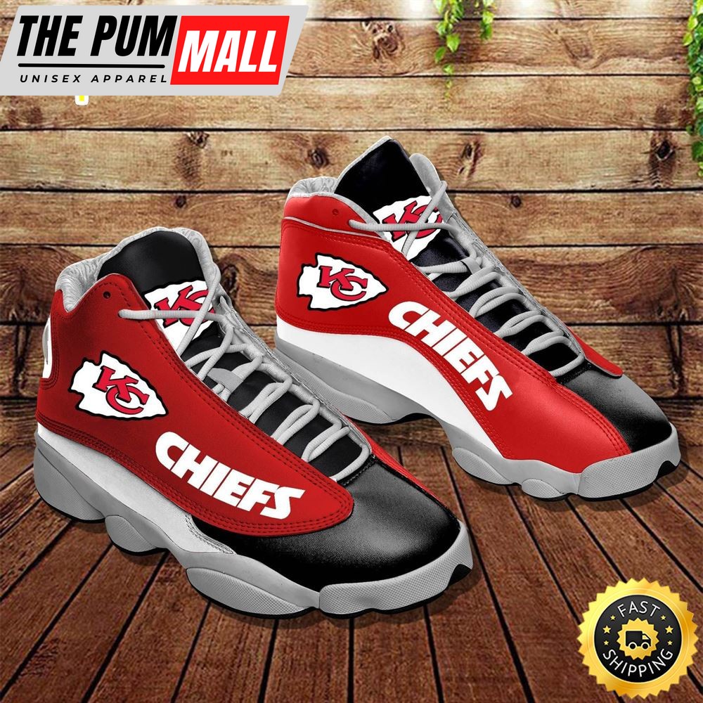 NFL Kansas City Chiefs Air Jd 13 Shoes V2